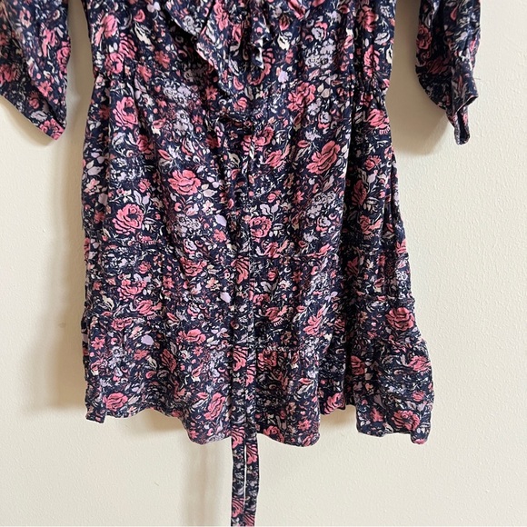 La Vie Rebecca Taylor Toile Floral Ruffle Dress - Picture 6 of 9